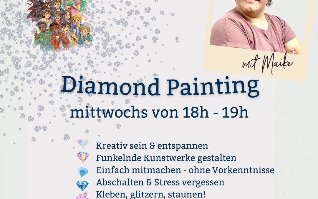 Diamond Painting mit Maike | mittwochs von 18h – 19h